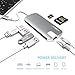 USB C Hub Adapter 8-in-1 Type C USB Multi port Adapter with Type C Charging Port, 4K HDMI Output,SD and TF Card Readers, Gigabit Ethernet, 3 USB 3.0 Ports for MacBook Pro 2015/2016, Google Chromebook