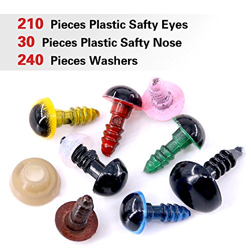 3 Swpeet+240pcs+Plastic+Safety+Washer