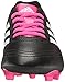 adidas Performance Kids' Goletto VI J Firm Ground Soccer Cleats, Black/White/Shopin, 4 Medium US Little Kid