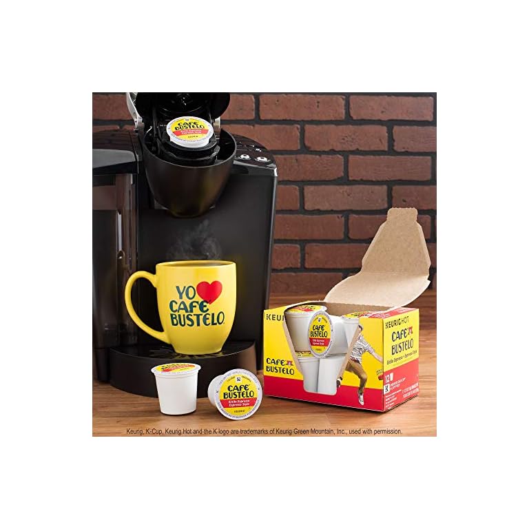 Café Bustelo Espresso Style Dark Roast Coffee, 96 Keurig KCup Pods