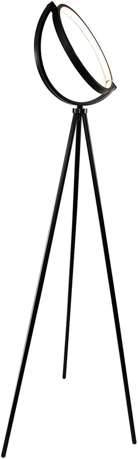The Eclipse - Contemporary Style LED Tripod Floor Lamp for Reading in Bedroom, Living Room, Or Office