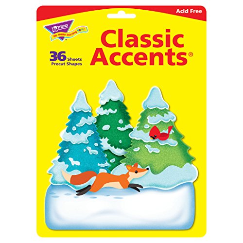 Trend Enterprises Winter Wonder Classic Accents Classroom Decoration (36 Piece)
