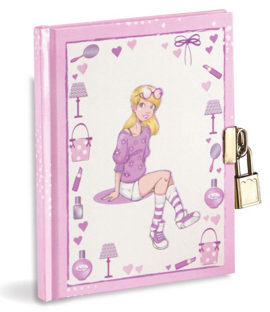 Secret Diary 14.5x18.5 cm with Metal Padlock and 2 Keys