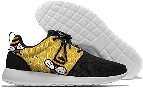 Honeybee Honeycomb Bees Men's Classic Athletic Running Shoes 42