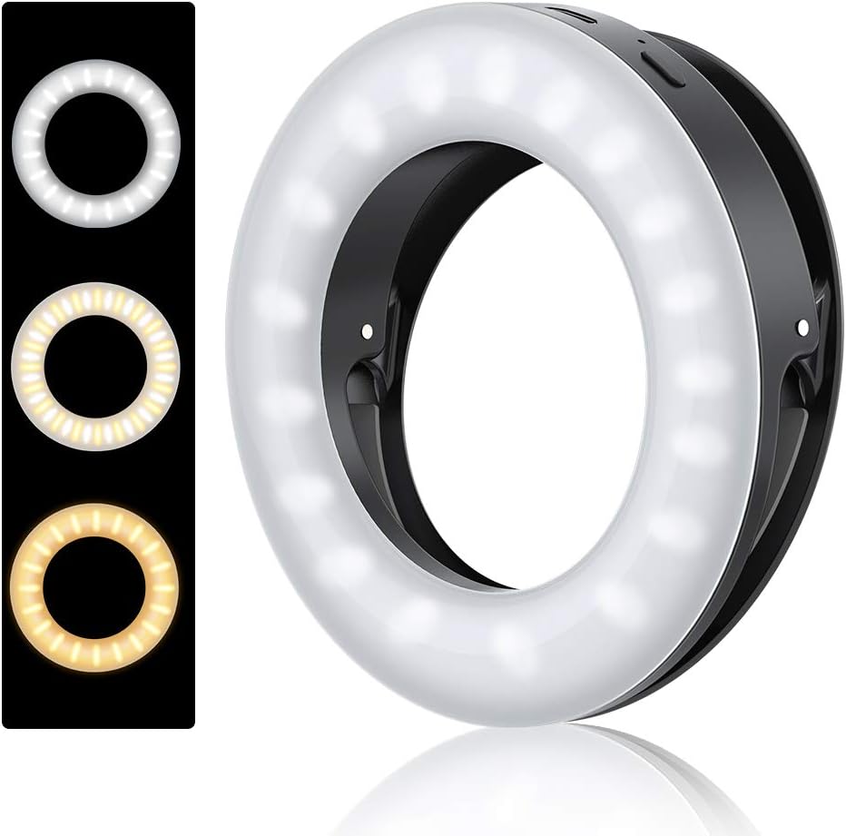 Selfie Ring Light, YBLNTEK Cell Phone Ring Light Clip