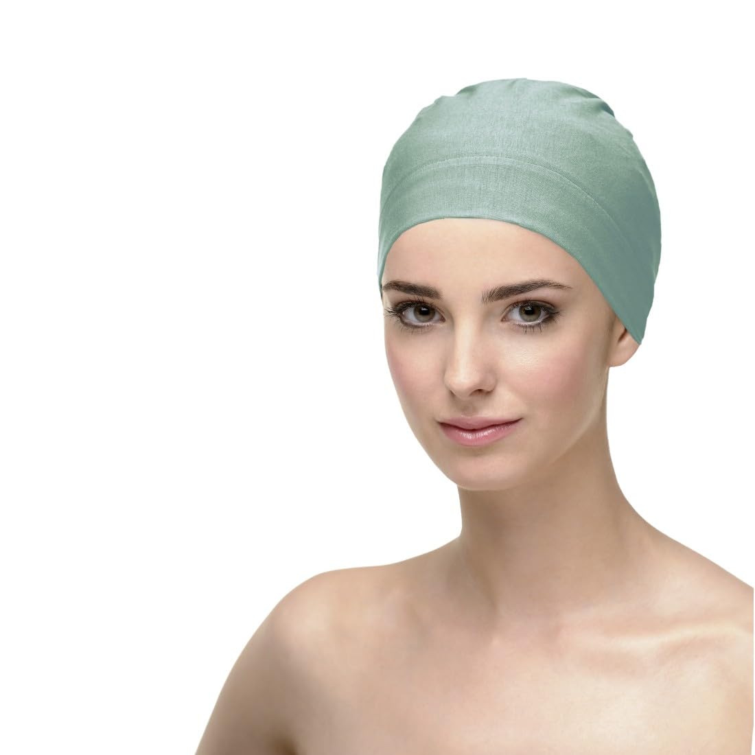 Carebell Natalia Bamboo · Oncology and Hair Loss Sleeping Cap (Aquamarine 22)