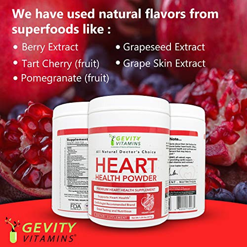 GEVITY VITAMINS Heart Health Powder, LArginine LCitrulline Complex
