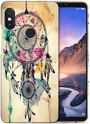 Knotyy DC252 Printed Back Cover for Mi Max 3 (Multicolor)