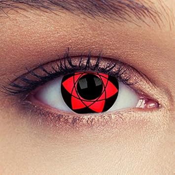 Amazon Com Oanono Multi Crazy Colored Costume Contacts Lentilles