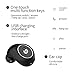 LOSENCE Mini Bluetooth Earpiece Invisible Smallest Wireless Bluetooth Headset In-Ear Car Single Radio Headphone with Mic Sweat Proof 6H Playtime Earbud for iPhone,Laptop,Samsung Galaxy(1pcs Black)