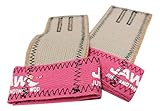 JAW Pull-Up Hand Grips (Pink/Black, Small)