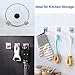 LOOGI Adhesive Hooks, Door Hooks Heavy Duty Towel Hooks Stick on Wall Waterproof Stainless Steel Robe Hanger for Hanging Bathroom Kitchen Home 5 Pack
