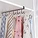UNKE 6 Hooks Cup Holder Hang Kitchen Cabinet Under Shelf Storage Rack Organizer Tool