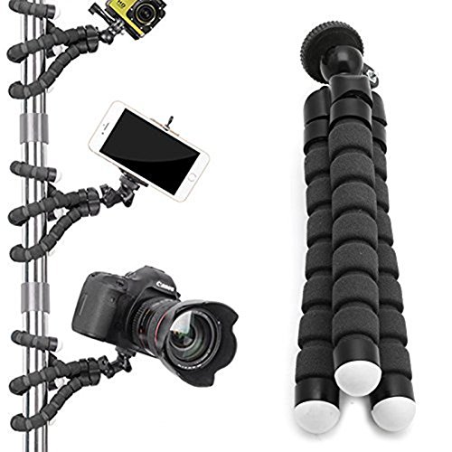 Adjustable-Tripod-Stand-Holder-for-iPhone-CellphoneCamera-with-Universal-Clip-and-Remote