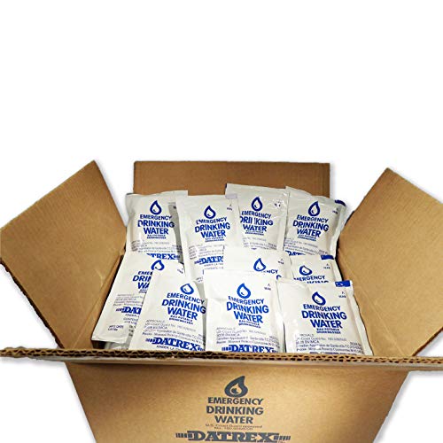Datrex Emergency Water Pouches 125 ml each, Case of 64 - Thumbnail 3