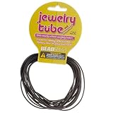 Black Rubber Tube For Jelly Necklaces & Bracelets / 5 Yards