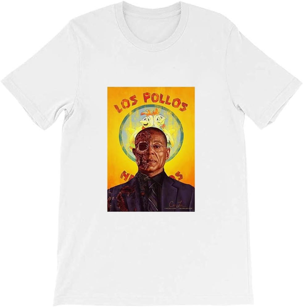 Los Pollos Hermanos Breaking Bad Iconic Scene Gustavo Fring Gus Fring Vintage Gift Men Women Girls Unisex T-Shirt