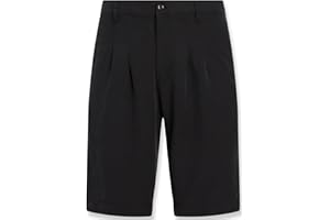 BAMBOO CAY Men's Island Soft Casual Modal Tropical Front Pleated Shorts