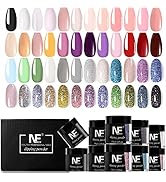 NEPTUNE 48 Colors Dip Powder Nail Kit,Nail Dip Powder Colors Set for Home Salon French Nail Manic...