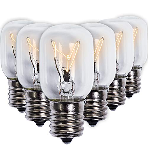 BlueStars 8206232A Whirlpool Microwave Light Bulb Kei 125V 40W Microwave Bulb E17 Fits Whirlpool