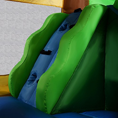 Costzon Inflatable Jungle Bounce House Jump And Slide Bouncer Castle