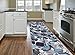 Rugshop Modern Large Floral Non-Slip (Non-Skid) Area Rug Runner 2' X 7' (22