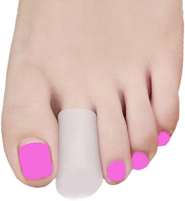 Care4UFoot Toe Cap Toe Blister Protector (Pack of 6) Toe Nails Cover Finger Cap to Protect Toes from Ingrown Nails-Blisters-Hammer Toes -Size S