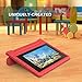 MoKo Case for All-New Amazon Fire HD 8 Tablet (6th/7th/8th Generation, 2016/2017/2018 Release) Kids Shock Proof Convertible Handle Light Weight Protective Stand Cover Case for Fire HD 8,RED