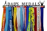 Crownyard Running Medal Holder - Dad’s Medals Display Black | Medal Hanger Unique Father’s Day Gift for Running Dad