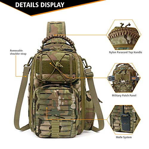 ANTARCTICA Tactical Sling Bag Men Military Backpack Shoulder Bag Molle