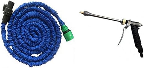 Amazon ぐんぐん伸びる 魔法のホース 高圧 洗浄 ジェットノズル アタッチメント 付き フルセット 省 スペース 伸びる 縮む ホース 10ｍ 30ｍ ホース リール
