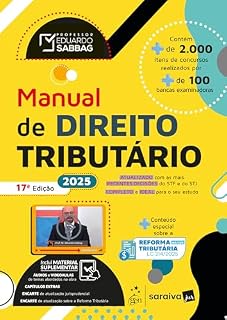 Livro Manual De Direito Tributário - 17ª Edição 2025