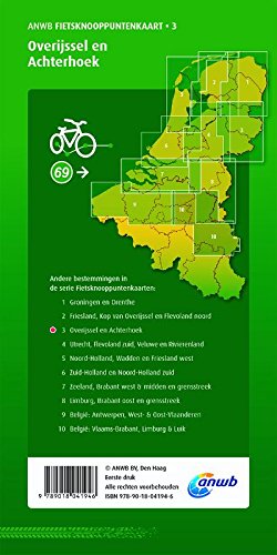 ANWB Fietsknooppuntenkaart Overijssel en Achterhoek: 1:100 000 (ANWB  Fietsknooppuntenkaart, 3) : ANWB: Amazon.de: Bücher