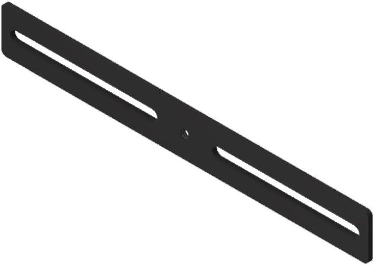 Pinpoint Mounts AMC100-BLACK Speaker Bracket Universal Wall & Ceiling Speaker Mount, Black