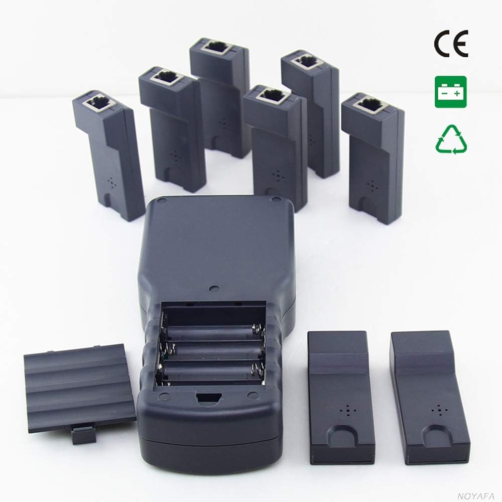 NOYAFA NF-8108M Network LAN Cable Tester Wire Length Tester Cat5 Rj45 Mapper 8 Remote Units Phone Cable Tester Meter Mapper - Image 5