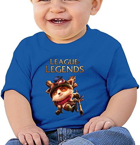 Huma League Legend Tee Mo Newborn Comfortable T-shirt RoyalBlue 6 M