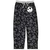 Nightmare Before Christmas Jack Skellington Lounge Pant for men (Small)