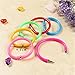 KitMax (TM) Pack of 12 Pcs Black Color Cute Cool Candy Color Bracelets Personalized Promotional Gel Ink Pens Office School Supplies Students Children Gift