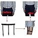 MAYMII One Pair Men's Shirt Stays Holders Elastic Garter with Non-Slip Locking Clamps