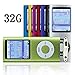 G.G.Martinsen 32 GB Mini Usb Port Slim Small Multi-lingual Selection 1.78 LCD Portable Mp3/Mp4, Mp3Player , Mp4Player , Video Player , Music Player , Media Player , Video player ,Audio player With Photo Viewer , E-book Reader , Voice Recorder, Games & Movie- Green