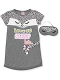 SWEET N SASSY Little Girls' Nightgown with Sleep
