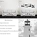Biuteawal- 4 Piece Wall Art Back White Beach Picture Canvas Print Florida Coastline Lighthouse Lifeguard Tower Pier Poster Print Streched Framed Artwork Living Room Bedroom Bathroom Deco