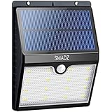 Solar Lights Outdoor, SMADZ SL11B 16 LED Wireless Waterproof Motion Sensor Light for Patio, Deck, Yard, Garden with Motion Activated Auto On/Off (White Light, 1-Pack)