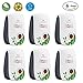 Ultrasonic Pest Control Repellent Electronic- HappyHomey Plug In Repeller (6 Pack) Repels Spiders, Rats, Mice, Roaches, Mosquitoes, Other Insects with Non Toxic & Pets Safe Inaudible Ultrasonic Wave