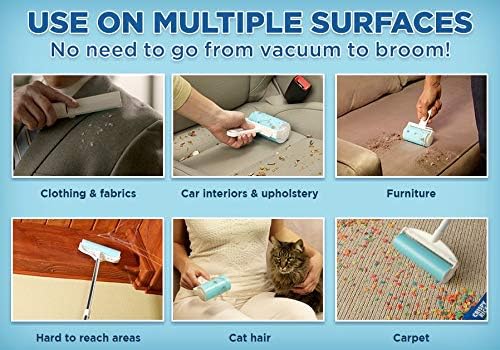 Schticky Lint Roller Set - Reusable & Washable Cleaner for Clothes Sofa Furniture Car Cat Dog Hair - Clean in a Quickly (3 Piece) - Image 4