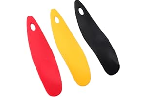 FOMIYES 3pcs Superhard Plastic Mini Shoehorns Portable Shoe Accessories for Men Women Seniors, Compact Shoe
