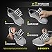 2SPORTIFY No Tie Shoelaces for Kids and Adults - Tieless Elastic Shoe lace for Sneakers Silicone Flat Laces (2 Pack) (Black - Black)