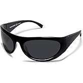 VANLINKER Polarized Wrap Around Sunglasses for Women Men Trendy Sporty Style Oversized Shield Frame VL9814