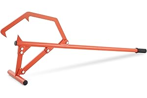 VEVOR Timberjack, 46.5 in, Heavy Duty Steel Log Roller, Log Lifter with Adjustable Cant Hook, Logging Tools Log Jack for Logs