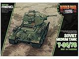 Mngwwt006 Meng World War Toons - T-34/76 Soviet Medium Tank [model Building Kit]